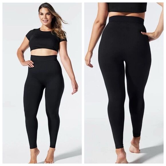 BLANQI Everyday High Waist Postpartum Nursing Support Leggings Sz XXL Black - Picture 1 of 9